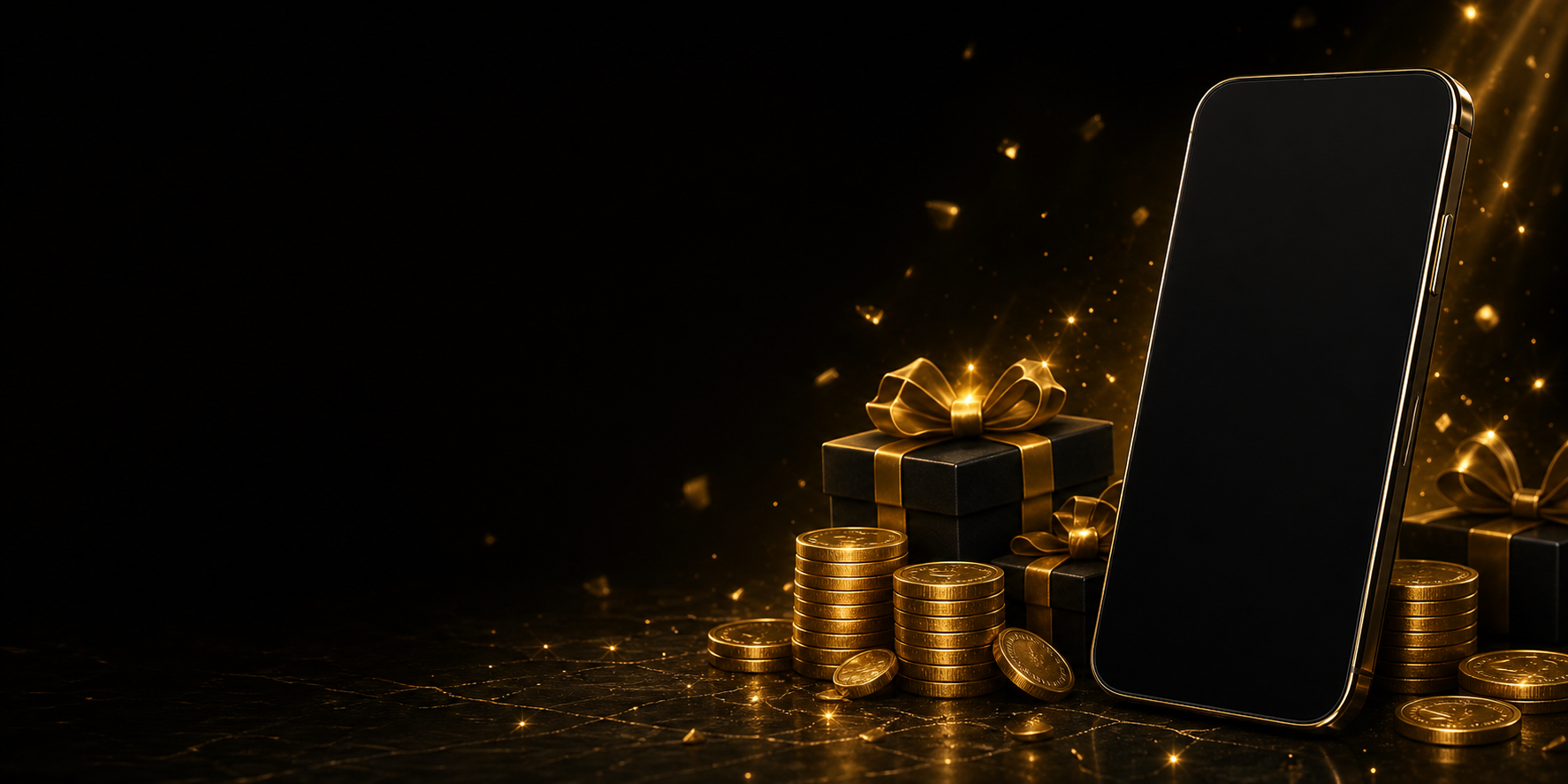 Gold coins, gifts, and a branded phone